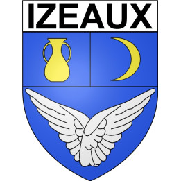 izeaux 38 ville Stickers blason autocollant adhésif
