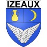 Stickers coat of arms Bazas adhesive sticker