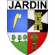 Stickers coat of arms Bazas adhesive sticker
