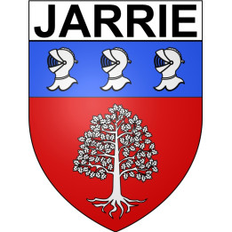 jarrie 38 ville Stickers blason autocollant adhésif