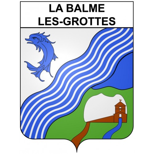Stickers coat of arms Bazas adhesive sticker