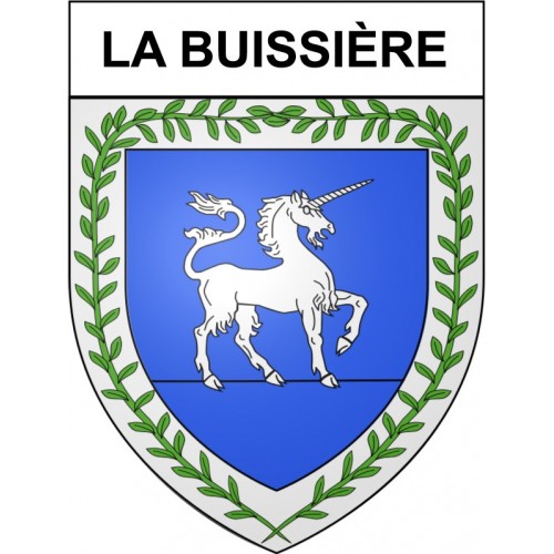 La Buissière 38 ville Stickers blason autocollant adhésif