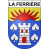 La Ferrière 38 ville Stickers blason autocollant adhésif