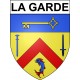 la garde 38 ville Stickers blason autocollant adhésif