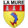 La Mure 38 ville Stickers blason autocollant adhésif
