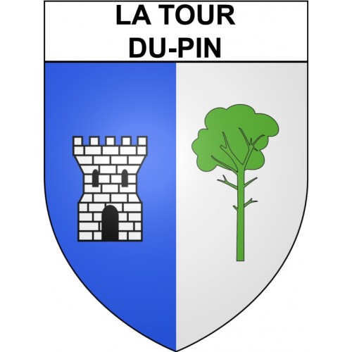 Stickers coat of arms Bazas adhesive sticker