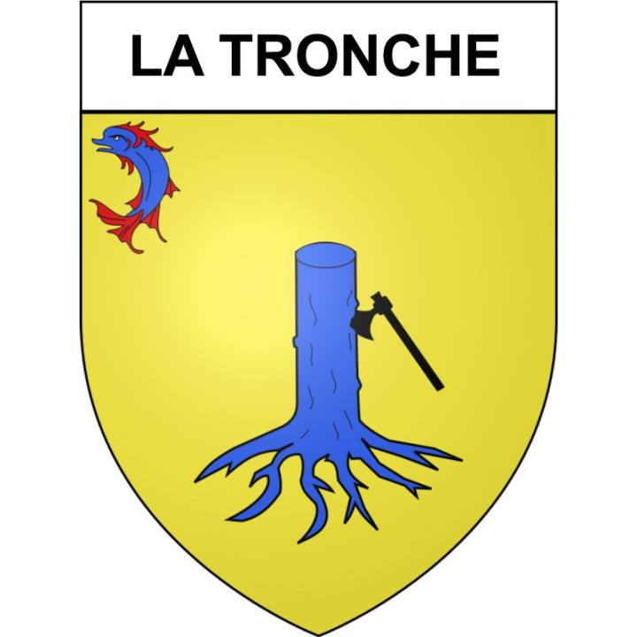 La Tronche 38 ville Stickers blason autocollant adhésif