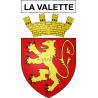La Valette 38 ville Stickers blason autocollant adhésif