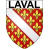 Laval 38 ville Stickers blason autocollant adhésif