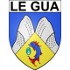 Stickers coat of arms Bazas adhesive sticker