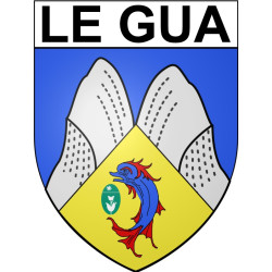 Stickers coat of arms Bazas adhesive sticker