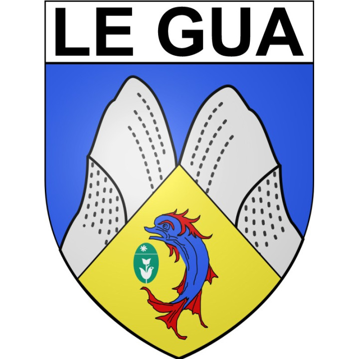 Stickers coat of arms Bazas adhesive sticker