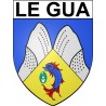 Stickers coat of arms Bazas adhesive sticker