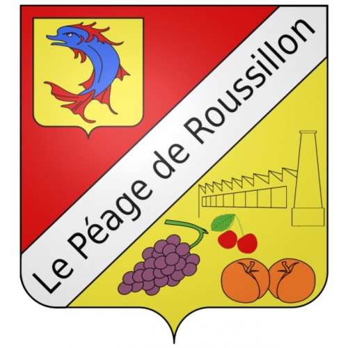 Pegatinas escudo de armas de Bazas adhesivo de la etiqueta engomada