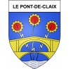 Le Pont-de-Claix 38 ville Stickers blason autocollant adhésif