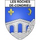 Les Roches-de-Condrieu 38 ville Stickers blason autocollant adhésif