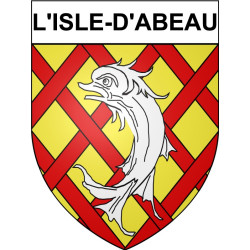 Stickers coat of arms Bazas adhesive sticker