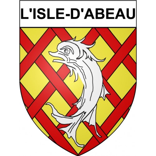 Stickers coat of arms Bazas adhesive sticker