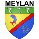 Meylan 38 ville Stickers blason autocollant adhésif