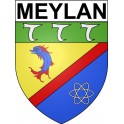 Meylan 38 ville Stickers blason autocollant adhésif