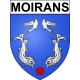 Moirans 38 ville Stickers blason autocollant adhésif