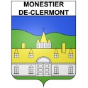 Monestier-de-Clermont 38 ville Stickers blason autocollant adhésif