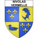 Nivolas-Vermelle 38 ville Stickers blason autocollant adhésif