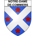 Notre-Dame-de-Commiers 38 ville Stickers blason autocollant adhésif