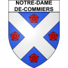 Stickers coat of arms Bazas adhesive sticker