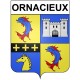 Stickers coat of arms Bazas adhesive sticker