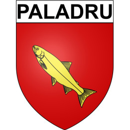 Stickers coat of arms Bazas adhesive sticker