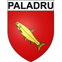 Paladru 38 ville Stickers blason autocollant adhésif