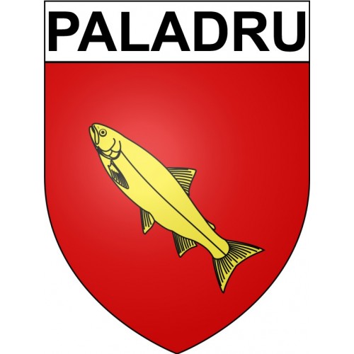Stickers coat of arms Bazas adhesive sticker