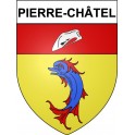 Pierre-Châtel 38 ville Stickers blason autocollant adhésif