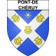 Stickers coat of arms Bazas adhesive sticker