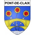 Pont-de-Claix 38 ville Stickers blason autocollant adhésif