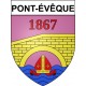 Pont-Évêque 38 ville Stickers blason autocollant adhésif