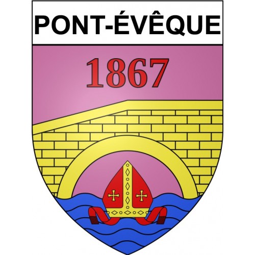 Stickers coat of arms Bazas adhesive sticker