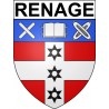 Renage 38 ville Stickers blason autocollant adhésif
