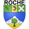 Roche 38 ville Stickers blason autocollant adhésif