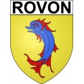 Rovon 38 ville Stickers blason autocollant adhésif