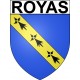 Royas 38 ville Stickers blason autocollant adhésif