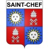 Stickers coat of arms Bazas adhesive sticker