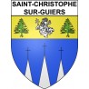 Stickers coat of arms Bazas adhesive sticker