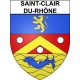 Saint-Clair-du-Rhône 38 ville Stickers blason autocollant adhésif