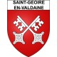 Saint-Geoire-en-Valdaine 38 ville Stickers blason autocollant adhésif