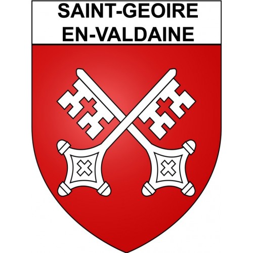 Saint-Geoire-en-Valdaine 38 ville Stickers blason autocollant adhésif