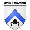 Pegatinas escudo de armas de Saint-Hilaire adhesivo de la etiqueta engomada