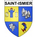 Saint-Ismier 38 ville Stickers blason autocollant adhésif