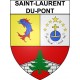 Saint-Laurent-du-Pont 38 ville Stickers blason autocollant adhésif
